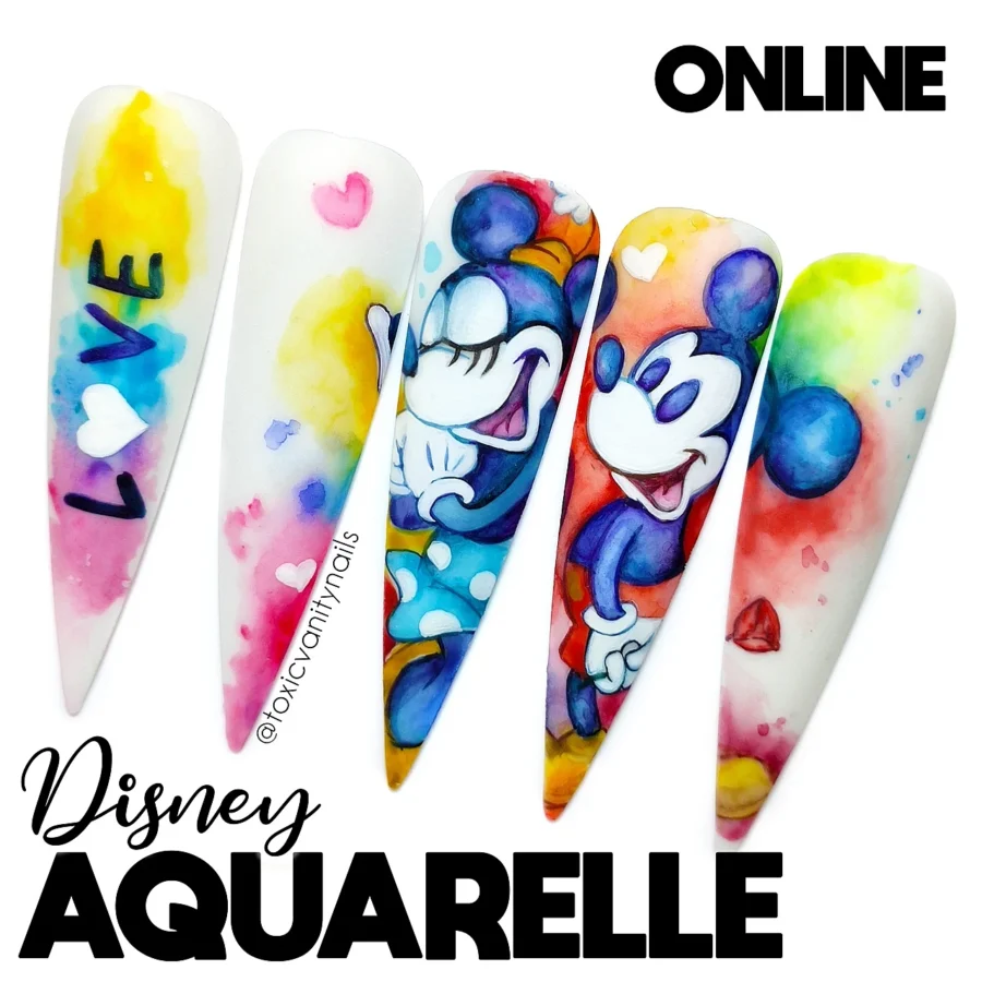 Cours en ligne Disney Aquarelle 1