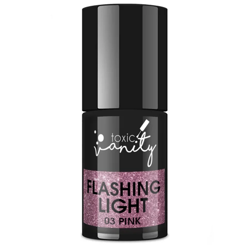 Flashing Light Reflective Nail Polish – 03 Pink