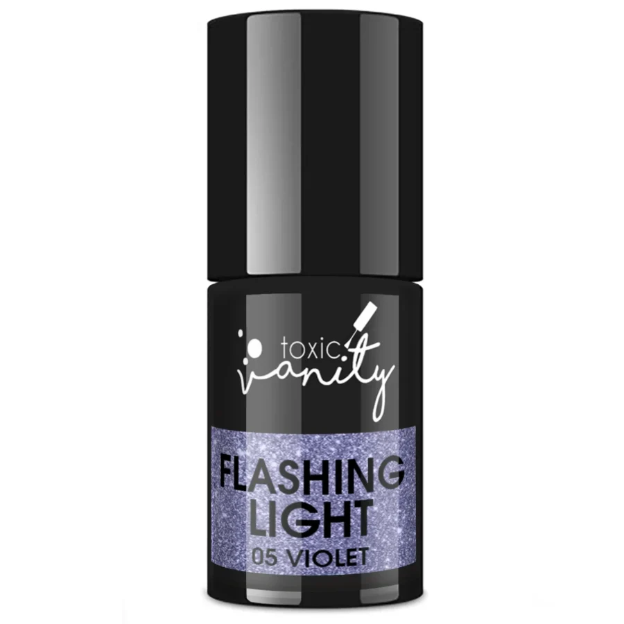 Semi-permanent nail polish Flashing Light - 05 Violet 1